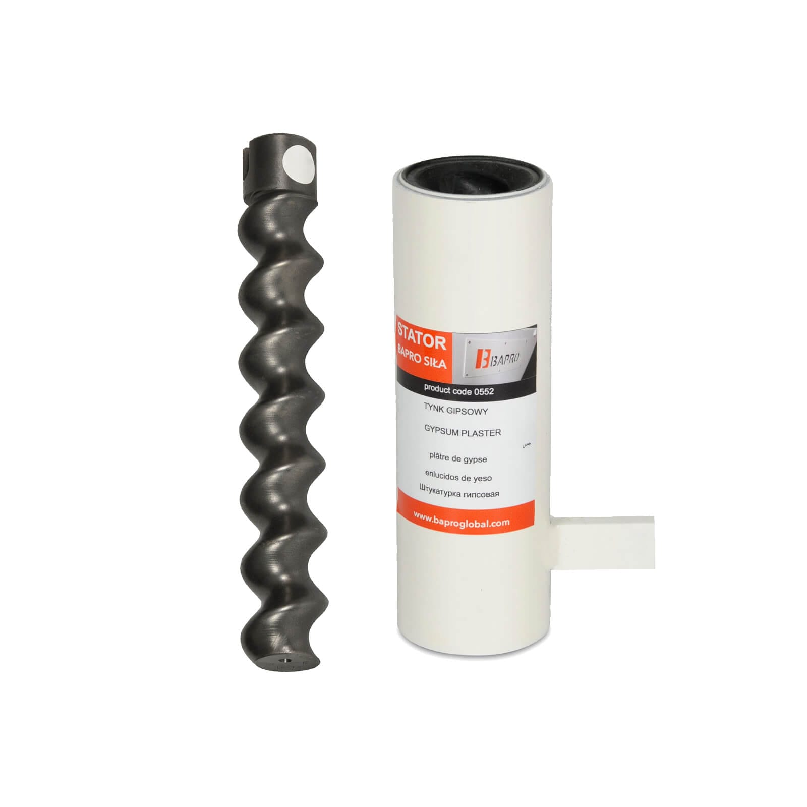 White Rotor and Stator Set Emerald Tools and Machinery Ltd